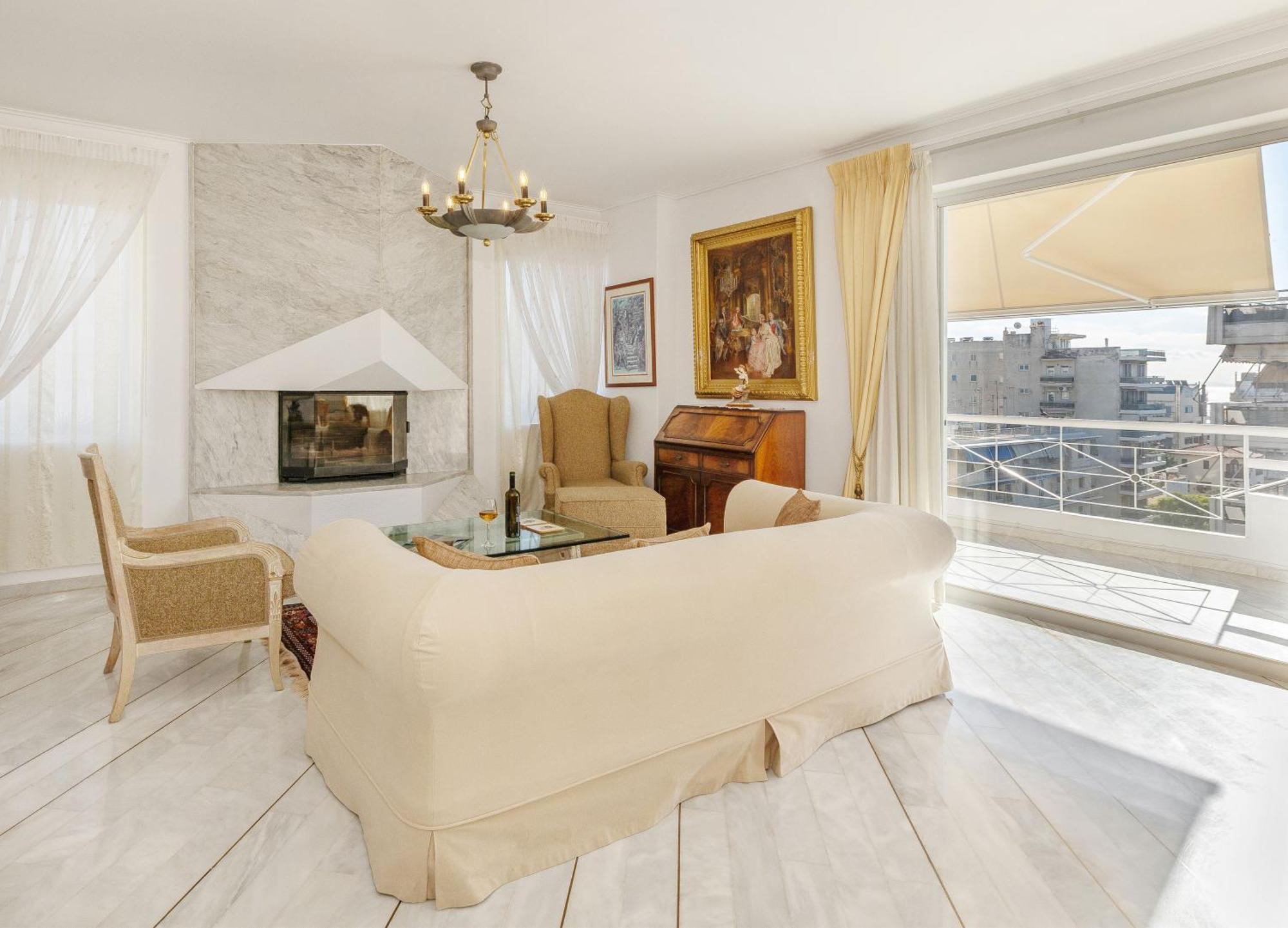Nice Sea View Elegant Apartment Atenas Exterior foto